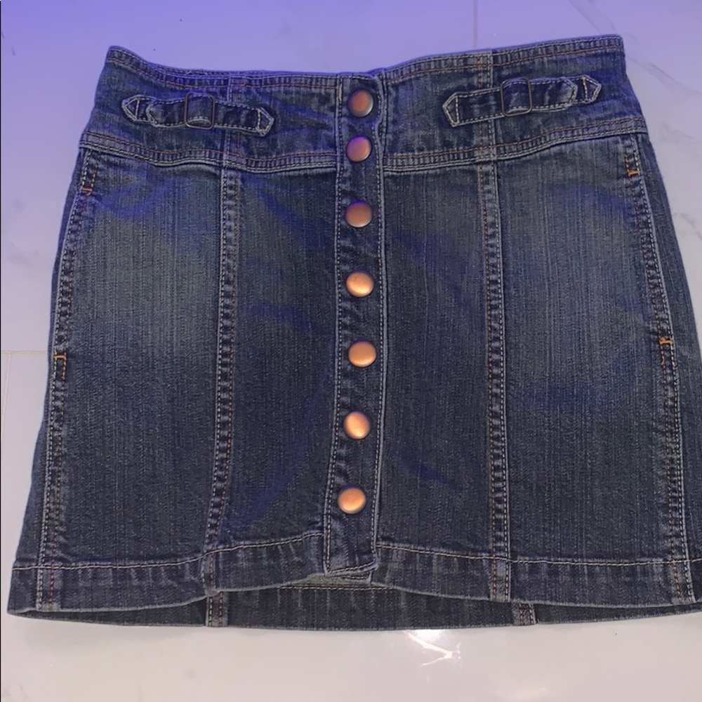 vintage gap jean skirt